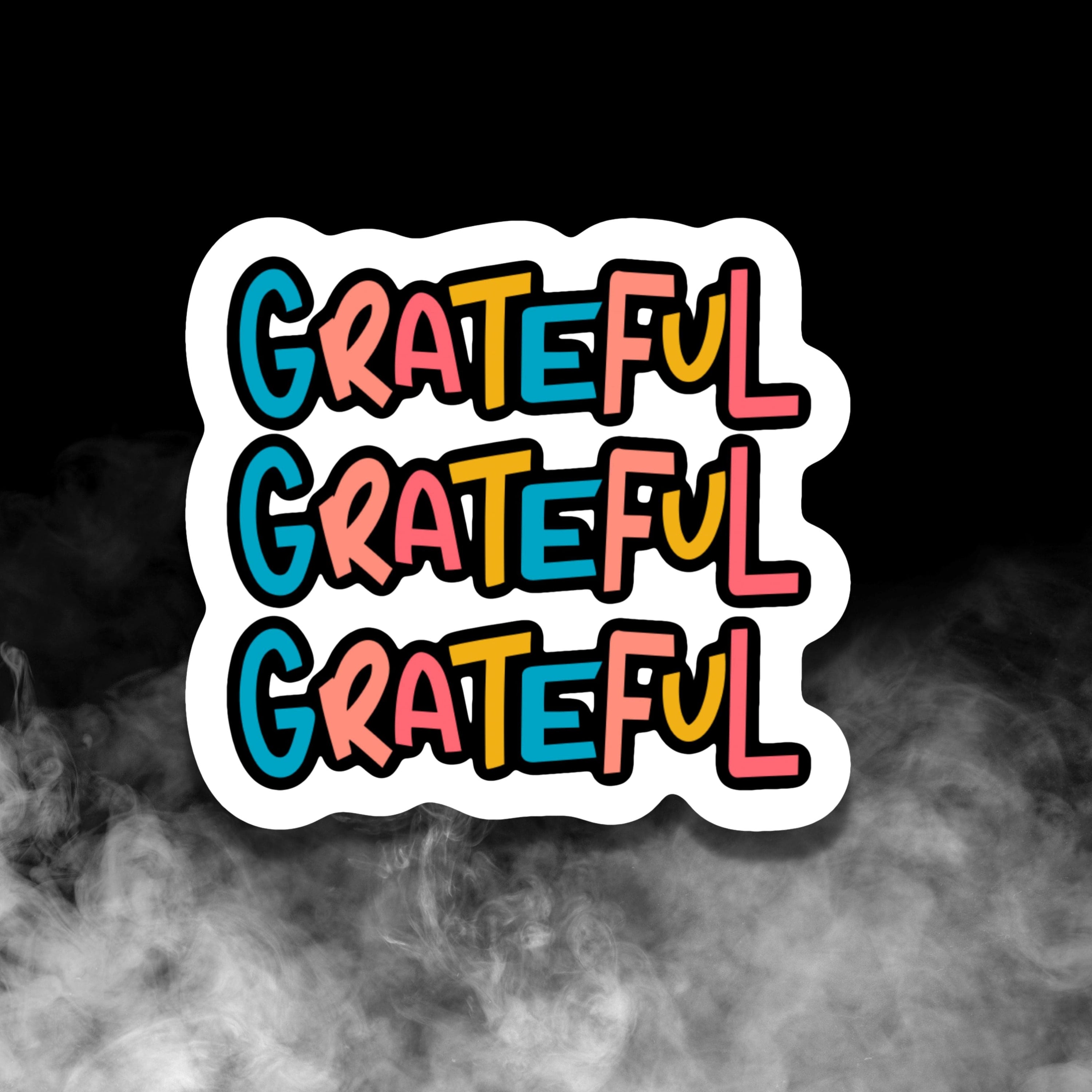 Grateful Car Bumper Stickers for Sale by Clean and Sober Shop Sobriety Stickers Clean and Sober Shop